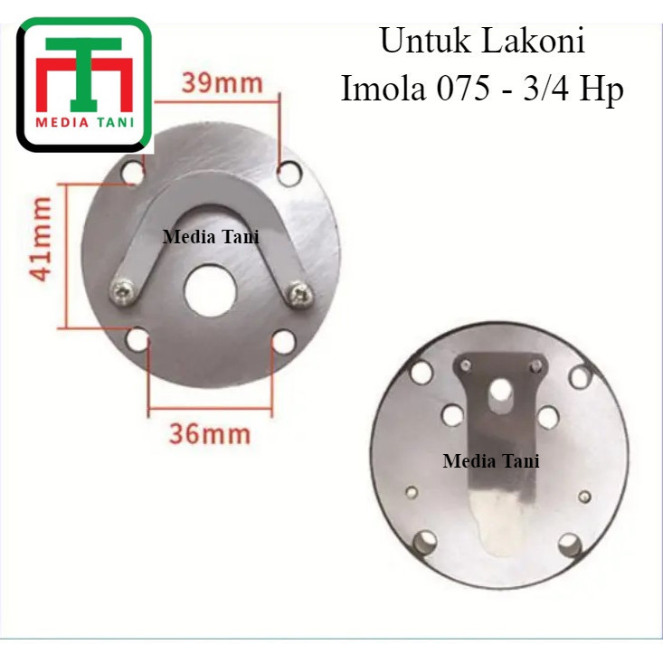 Klep Inlet / Discharge Valve Seat Kompresor Angin Lakoni 3/4 HP | Sparepart Kompresor Portable