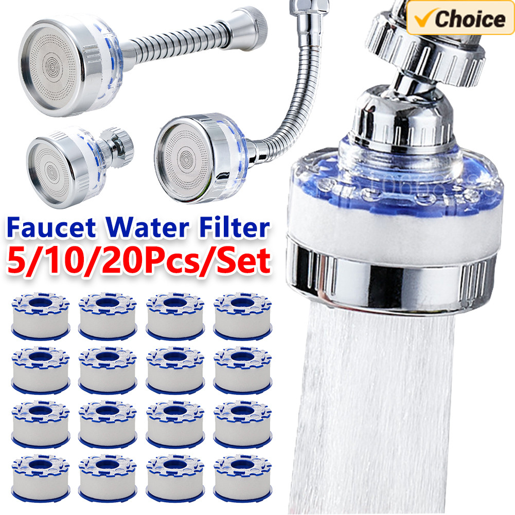 Kitchen Faucet Water Filter 360° Sink Filter Pressurized Sink Faucet Water Filter Universal Faucet A