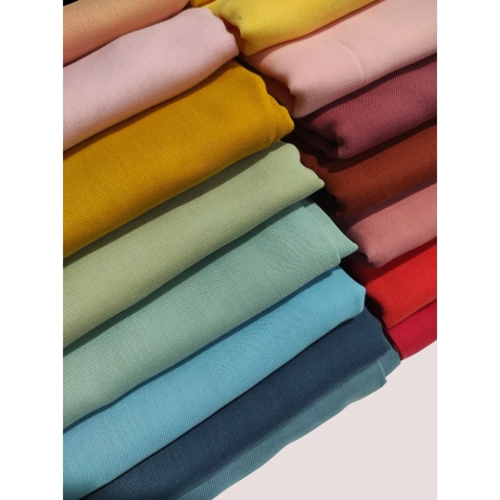 GANGSASHOP  Hijab Segi Empat Paris Twill Jepang Napocut Asli Tegak Anti Terawang Premium