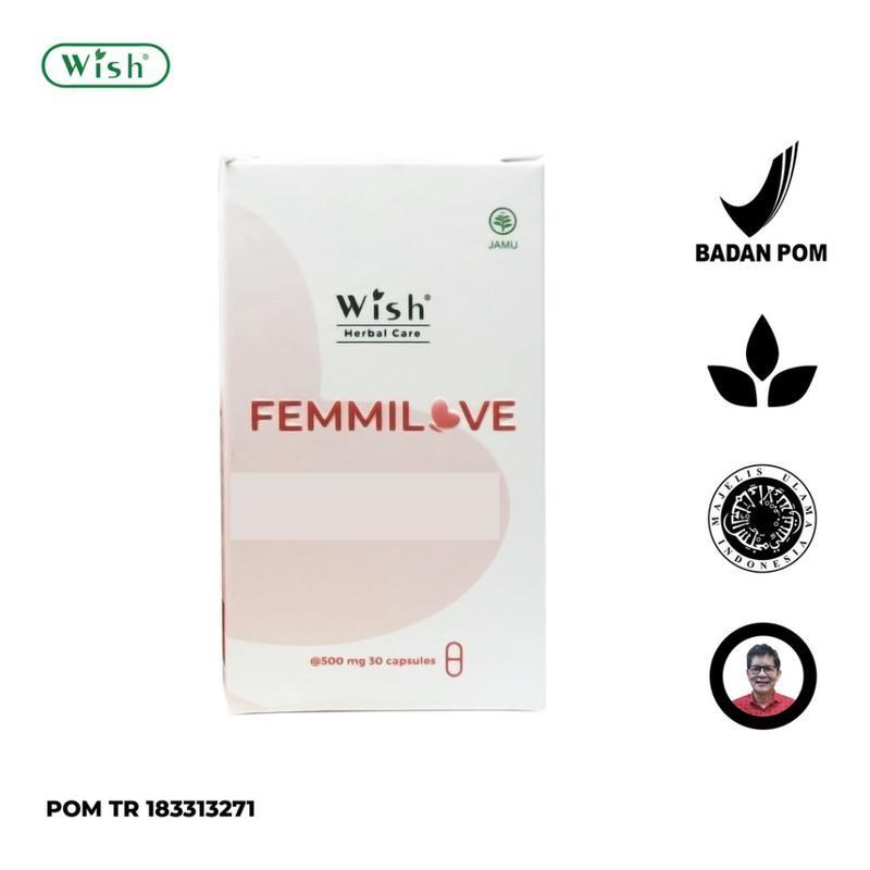 Wish Femmilove Dr Boyke Obat Herbal Untuk Kesehatan Wanita Isi 30 kapsul