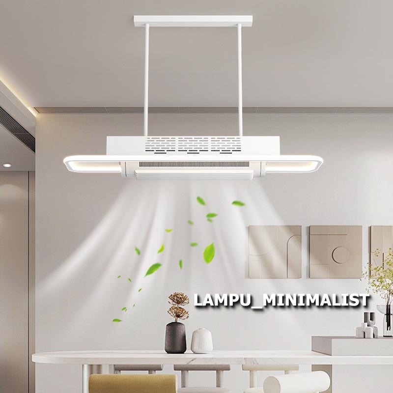 LAMPU_MINIMALIST Lampu Kipas Plafon Meja Makan Lampu Kipas Angin Gantung Plafon Kipas Lampu Angin Re