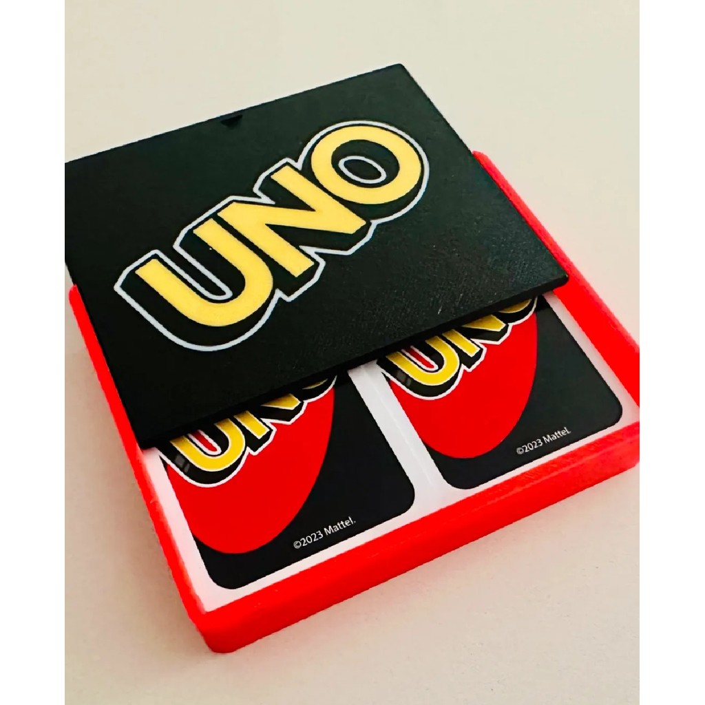 Case tempat kotak kartu card holder uno sliding storage box