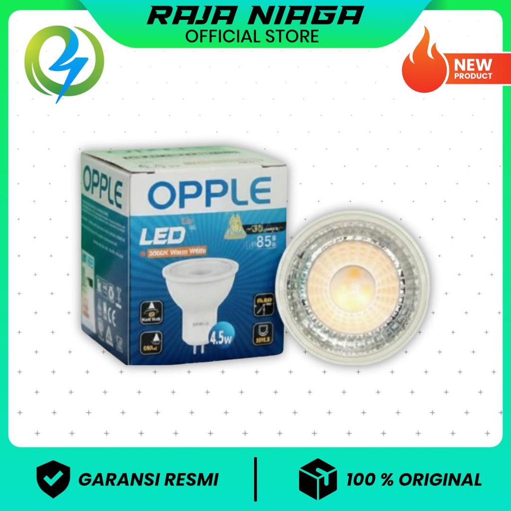 LED OPPLE MR16 5W 220V. FITING TUSUK. CAHAYA WARM WHITE