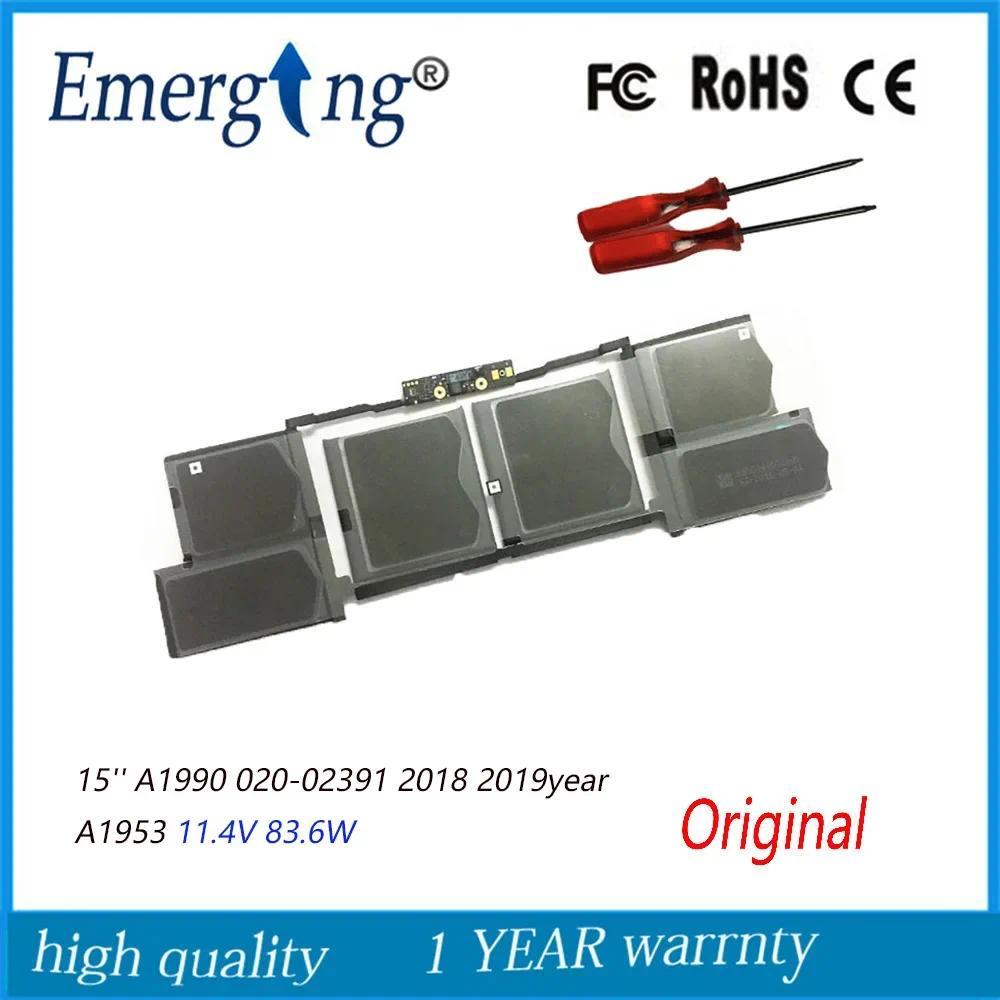 11.4V 83.6Wh Original New A1953 Laptop Battery For Apple Macbook Air 15"  A1990 020-02391 2018 2019y