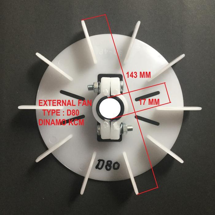 kipas dinamo d80 kipas electro motor kipas motor external fan