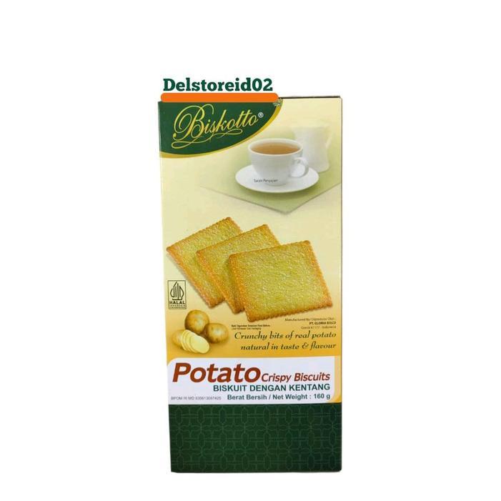 Biskotto potato crispy biscuits (biskuit dengan kentang) 160gr
