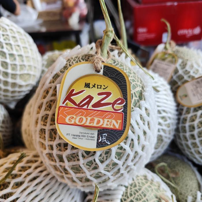 Melon Golden Kaze premium Melon manis lembut orange 1.3 kg / pics