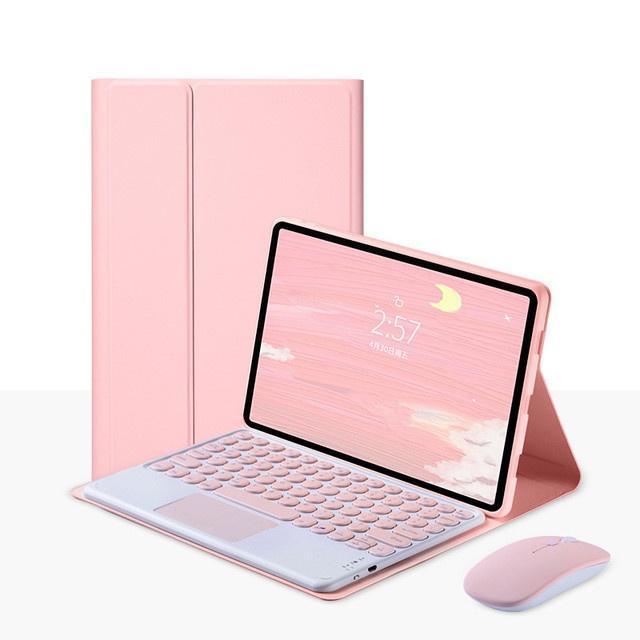 Flip Case Keyboard Touchpad Xiaomi Mi Pad 6 / Pro 2023 Casing MiPad - Pink, Case+Keyboard