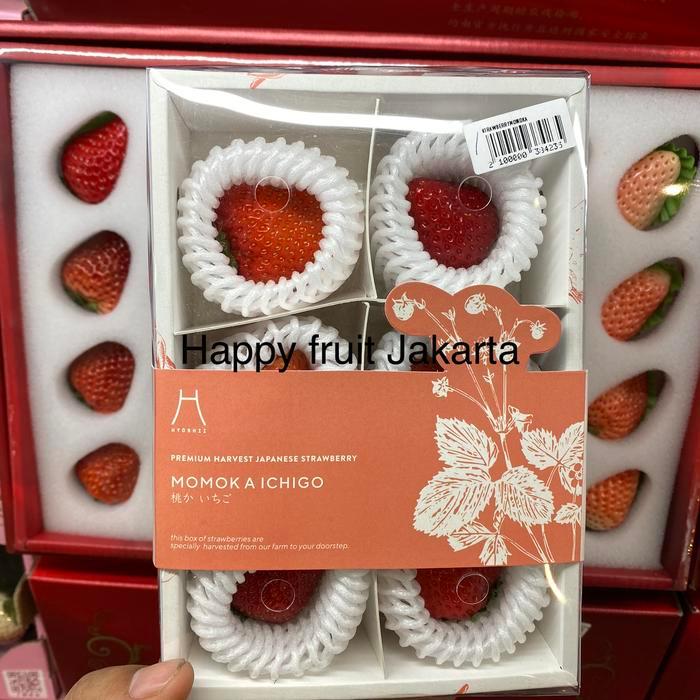 Strawberry momoka ichigo manis jumbo | Buah strawberry jepang momoka