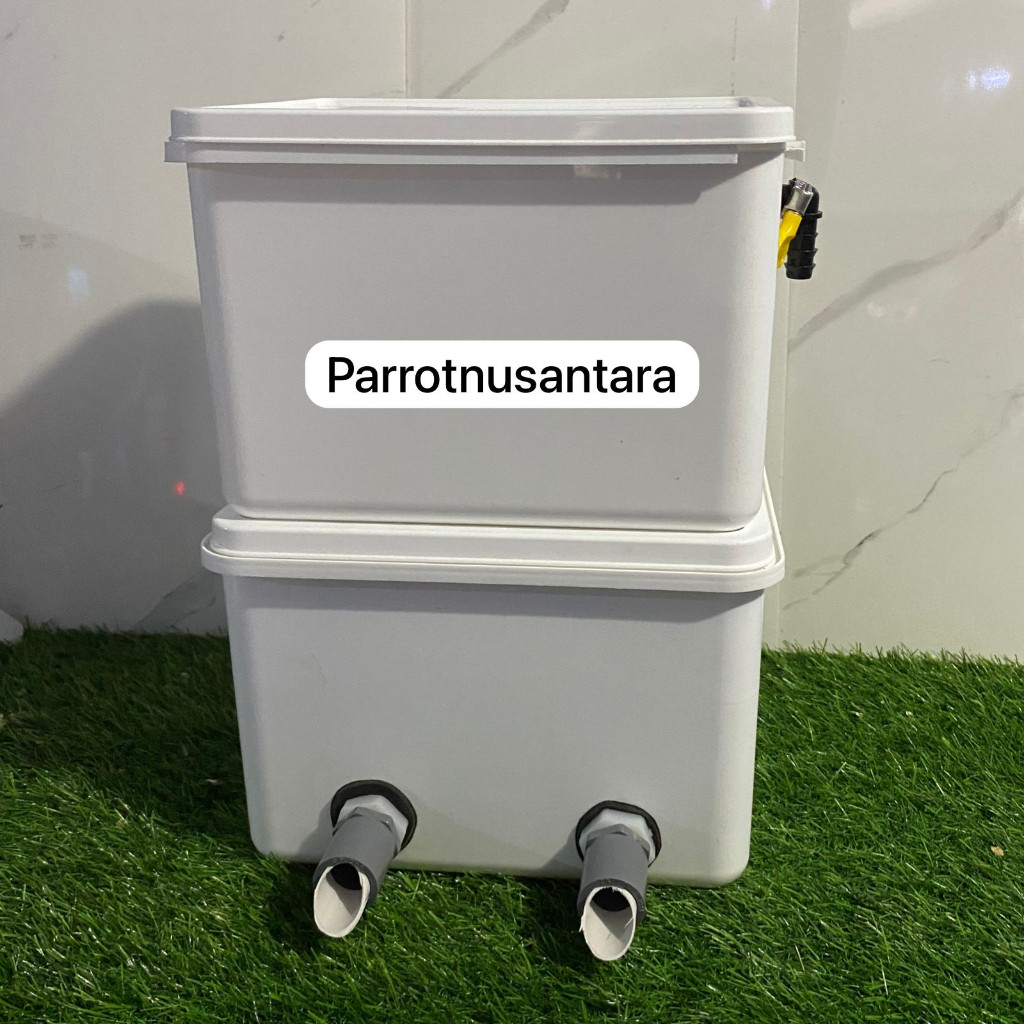 PROMOtrickle filter kolam koi aquarium box kolam ikan media filter mesin pompaTERLARIS