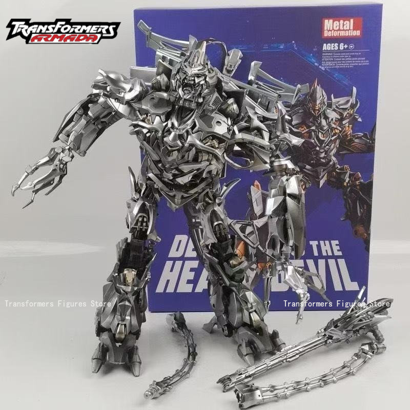 In Stock Transformer LS-12 Megatron Predacon G1 Cartoon Movie Figure Model Anime Action Deformation 