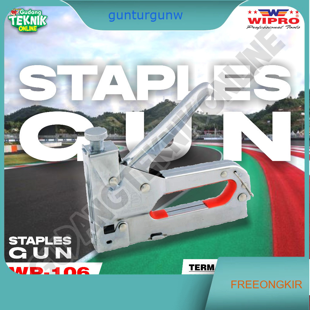 Staples Gun WIPRO WP-106 / Hekter Staples Tembak Jok Paku Tembak Manual Hand Tacker Staples Tembak M