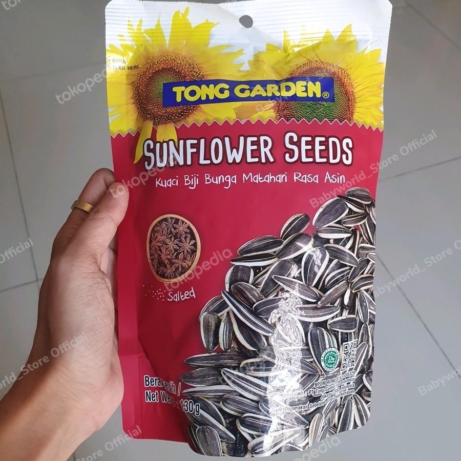 Tong Garden Sunflower Seeds Kuaci Biji Bunga Matahari Salted 130gr / 55gr