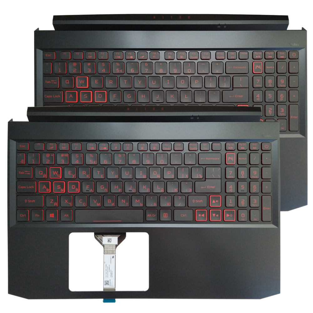 PREORDER NEW For Acer Nitro 5 AN515-57 AN515-45 Russian/US laptop keyboard Laptop Palmrest Upper Cov
