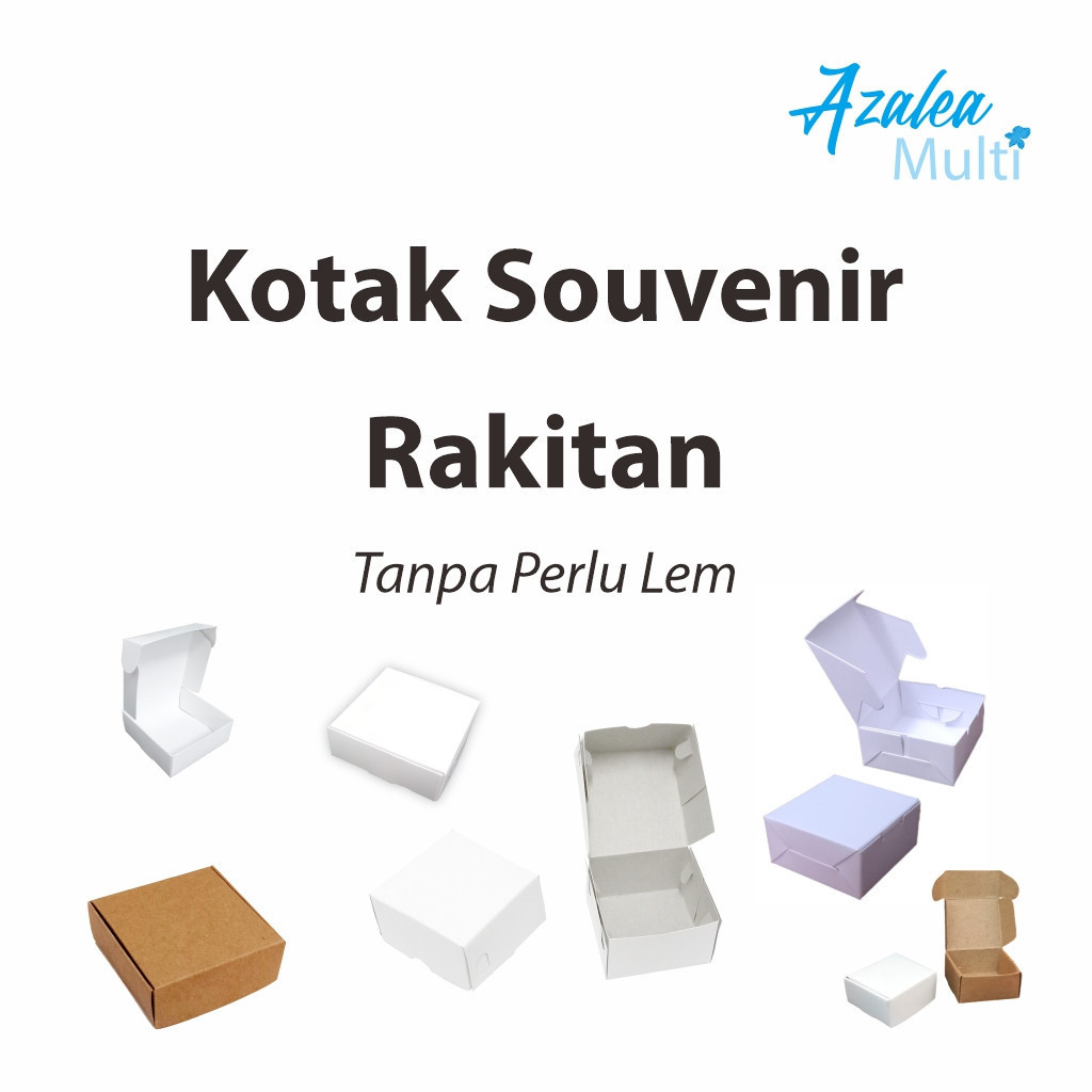 Kotak Souvenir Rakitan Mika Custom Ukuran / Box Souvenir Custom