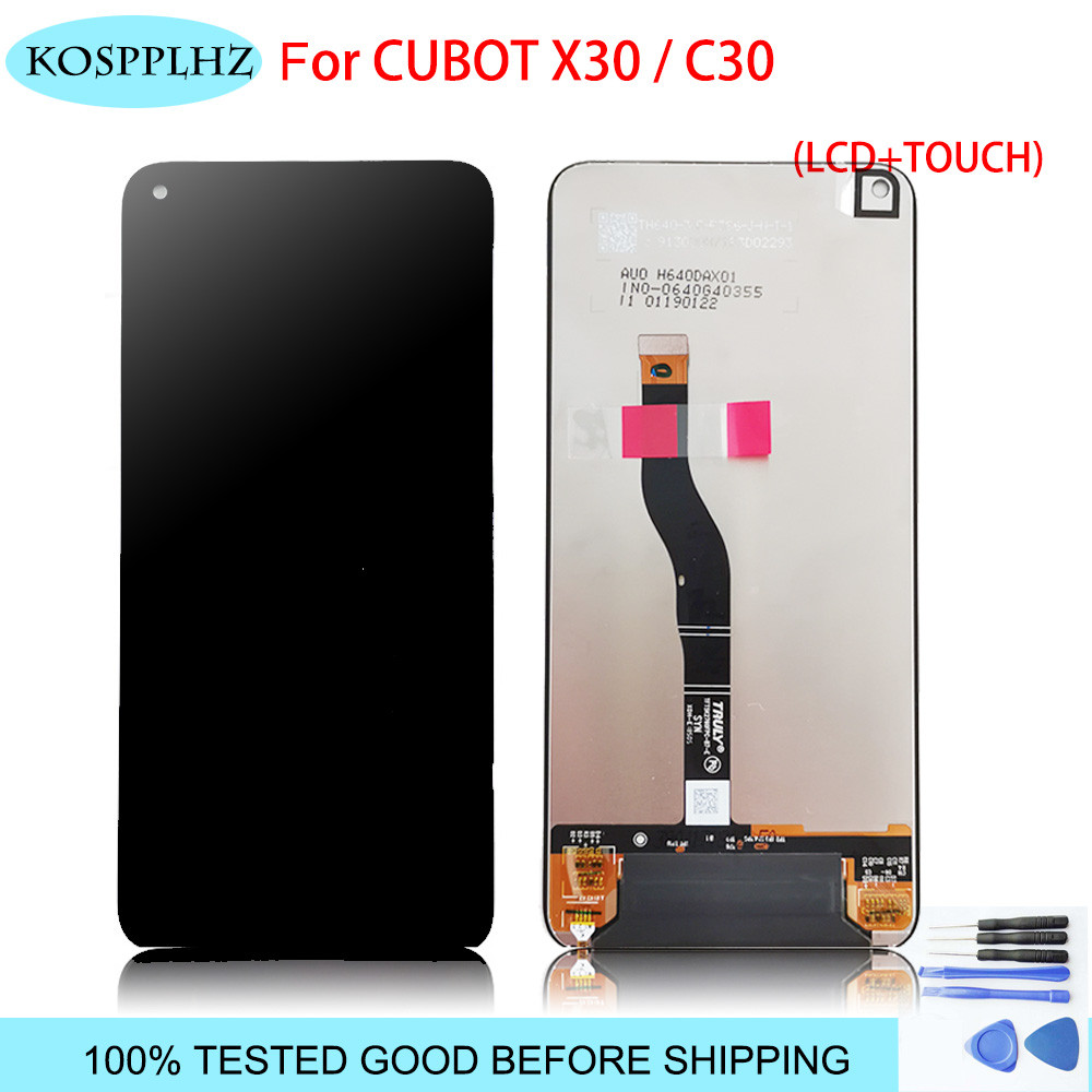 For Cubot X30 LCD splay Assembly Replacement For Cubot C30 LCD Screen 6.4 in New   splayTested