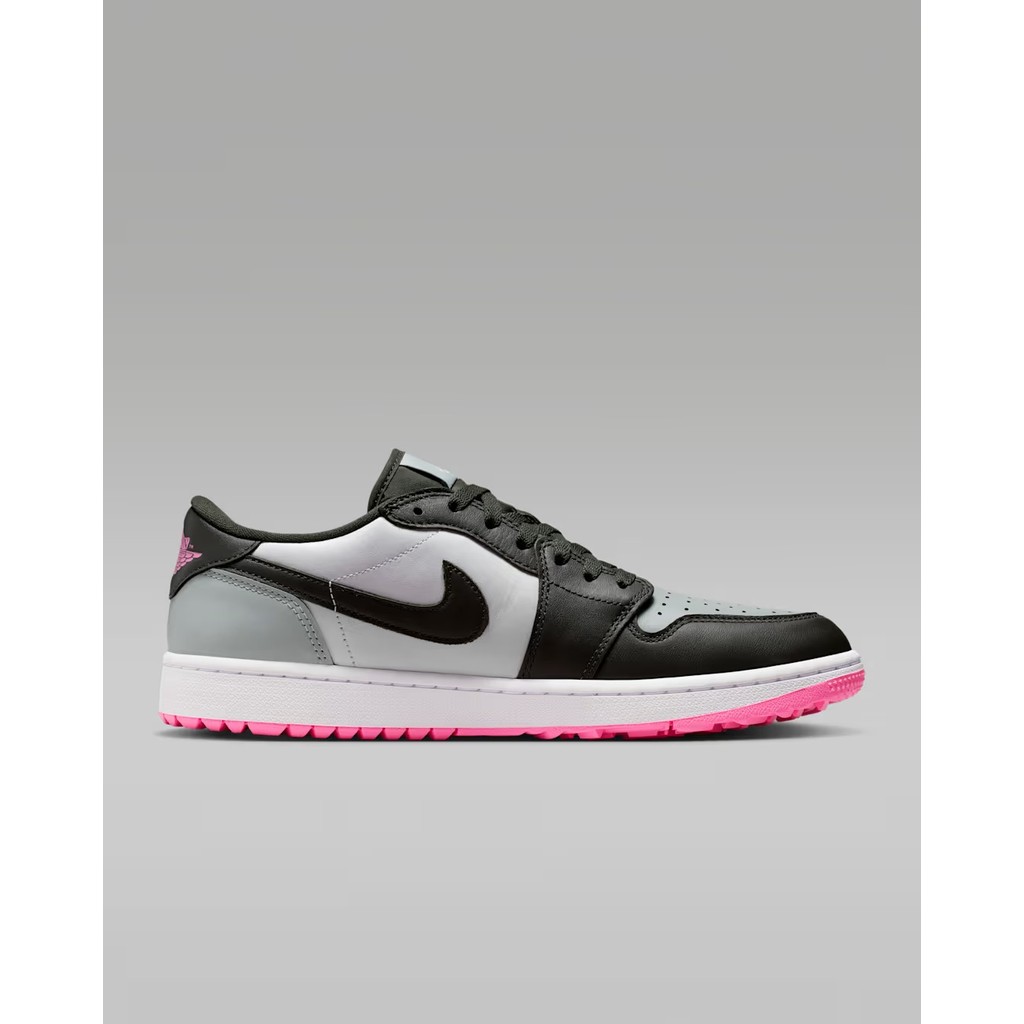 Sepatu Golf Pria Nike Air Jordan 1 Low Light Pumice/Pink Glow/Sequoia (DD9315-119) Original