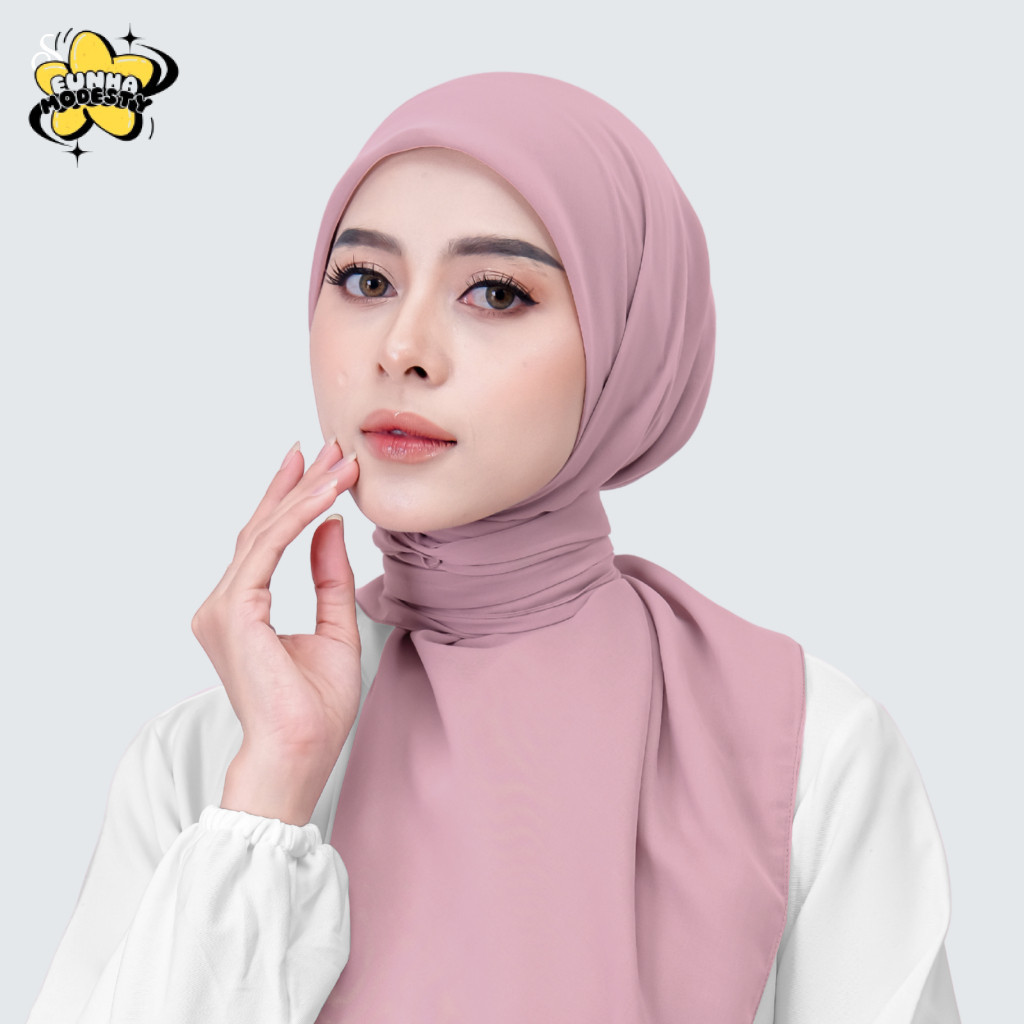 Kerudung Hijab Segiempat Bella Square Premium Best Quality Size 110x110/Hijab Segiempat Bella Square