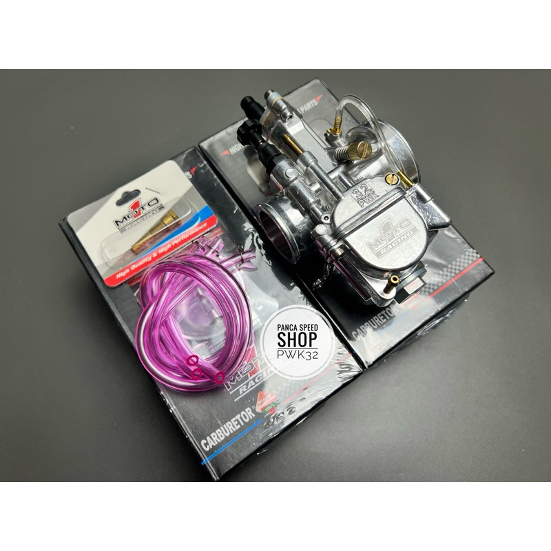 Karburator Moto1 Racing Pwk 32 Original Gratis Nozzle
