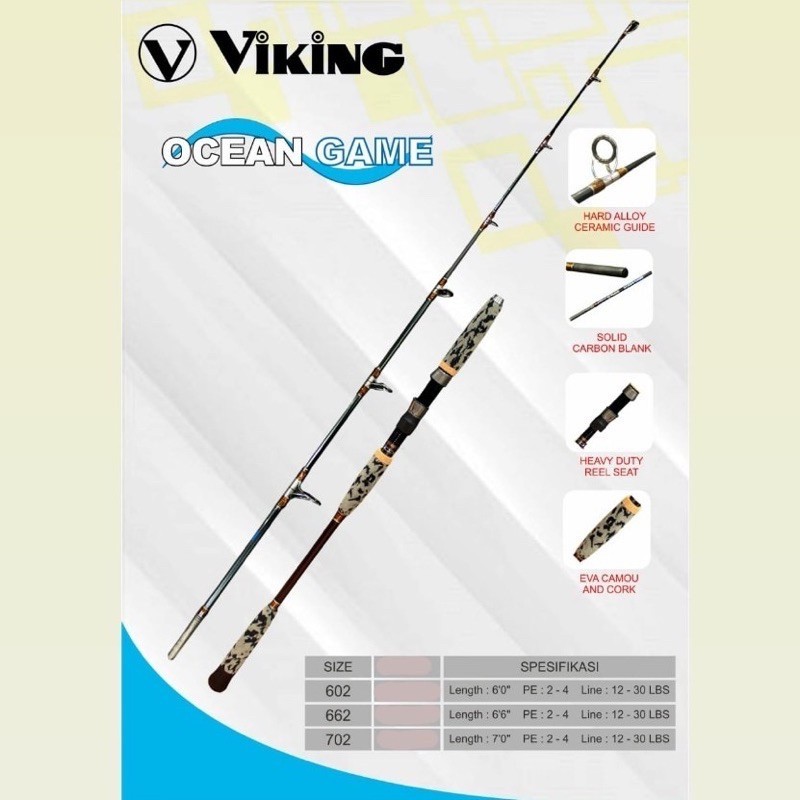 Joran Carbon Solid Viking Ocean Game 802/240CM