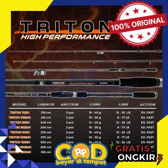 Joran Orca Triton Ukuran Lengkap - 902MH -bomb