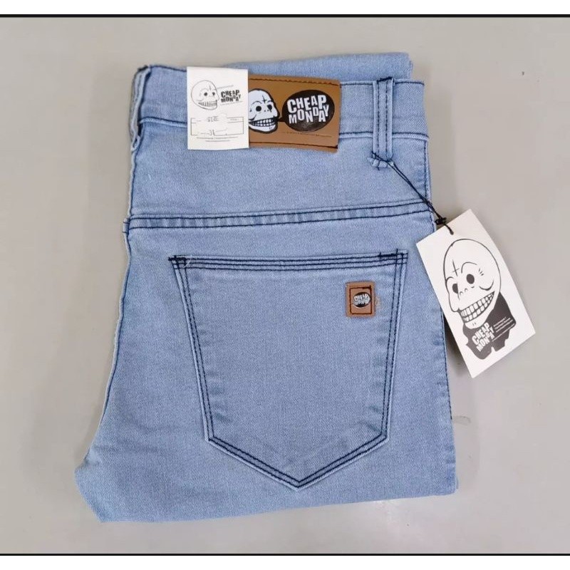 SYAZIAS Celana Panjang Cheap Monday/Celana panjang slimfit/Celana Panjang Pria Terbaru Original/Cela