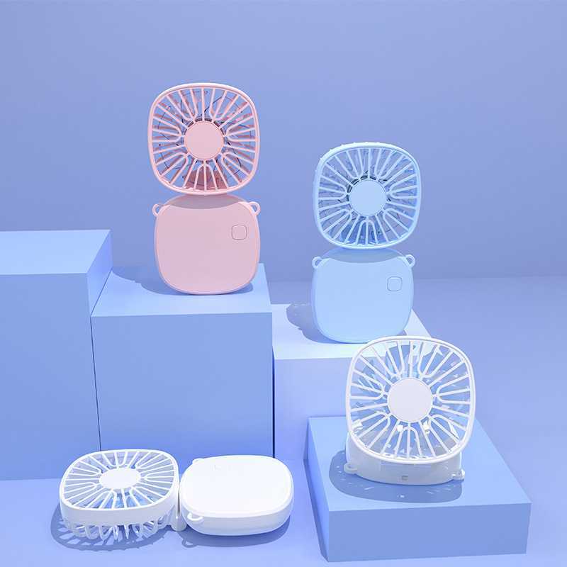 COD Kipas Angin Lipat Mini Fan Elektrik Portable Praktis Model Duduk Di Meja Kerja Dan Handheld Tang