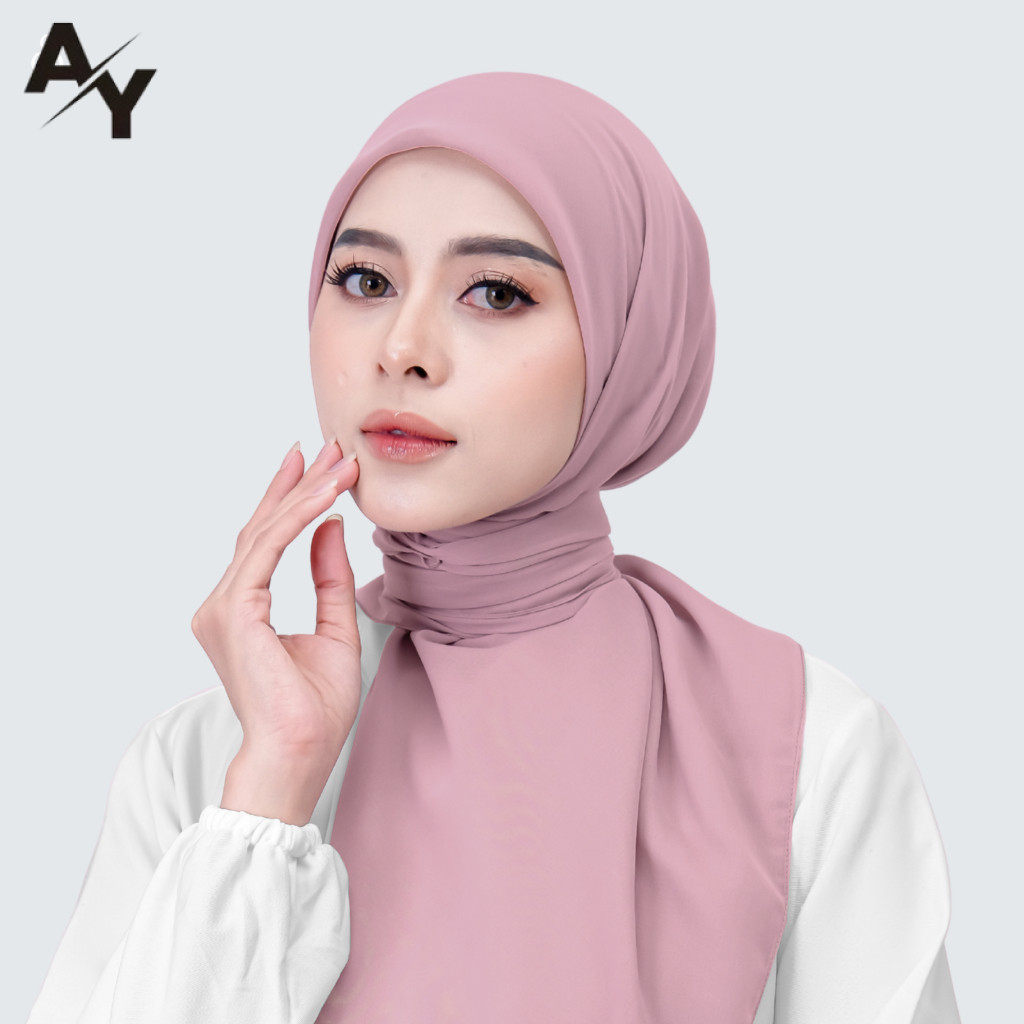 Hijab Bella Square Premium Polycotton 115x115 Anti Letoy Size 110x110/Hijab Segiempat Bella Square P
