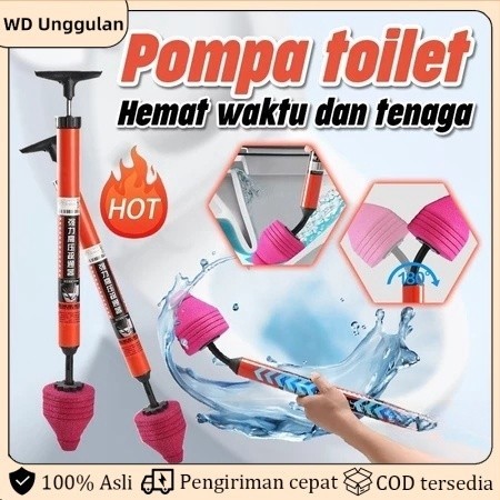 Plunger Pompa WC WD Plunger Pompa WC Penyedot Pompa WC Mampet Drain Buster - Solusi Cepat WC Tersumb