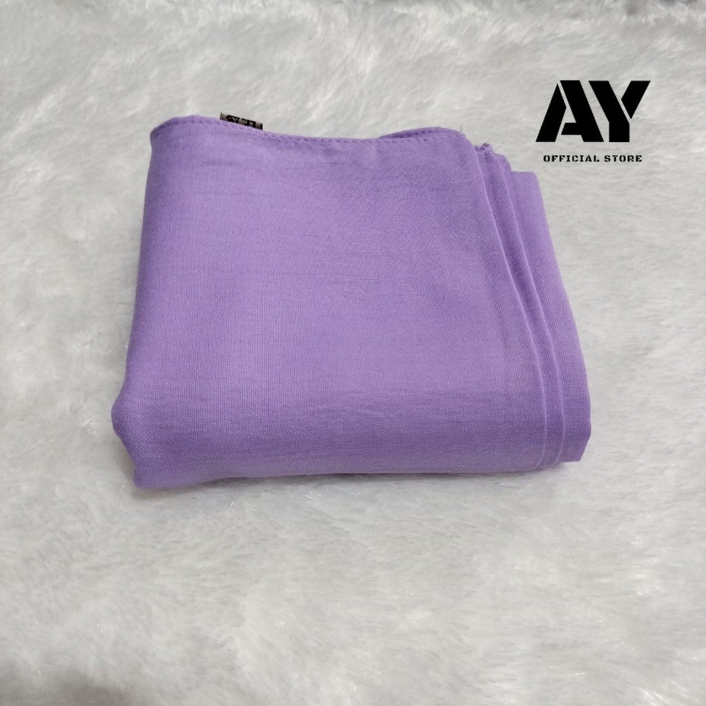 Hijab Segiempat Paris Premium Polos  Size 115x115 | Segiempat Voal Katun Adem Anti Lecek Tidak Licin