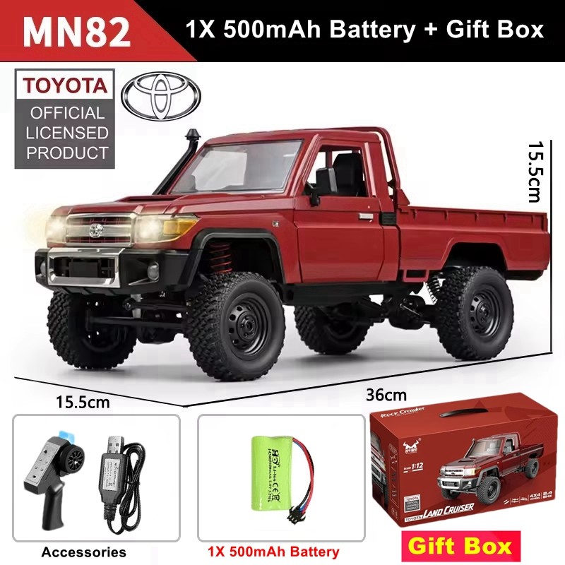 4WD 1:12 Professional RC Car Off Road 4x4 2.4G Remote Control Buggy Climbing Truck Buggy Cars for Ki