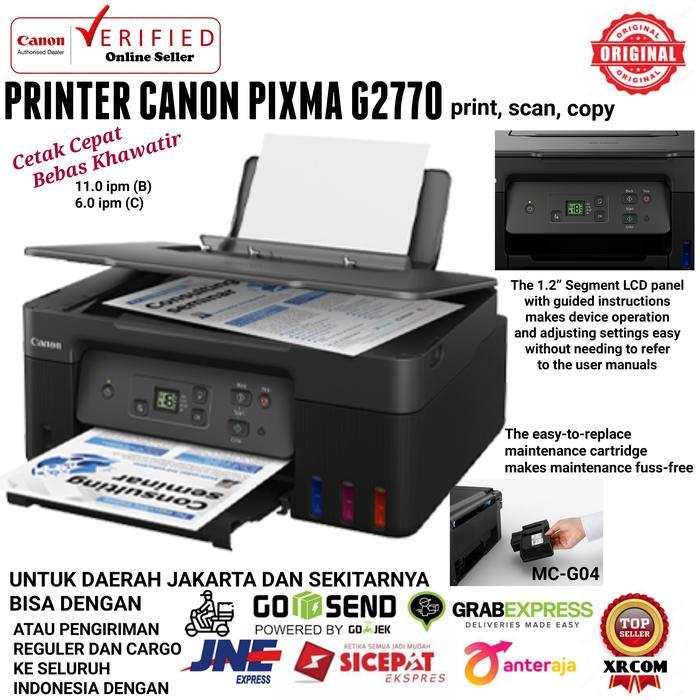 Printer Canon G2020 / Canon Pixma G 2020 terbaru dari G2010 - G2770