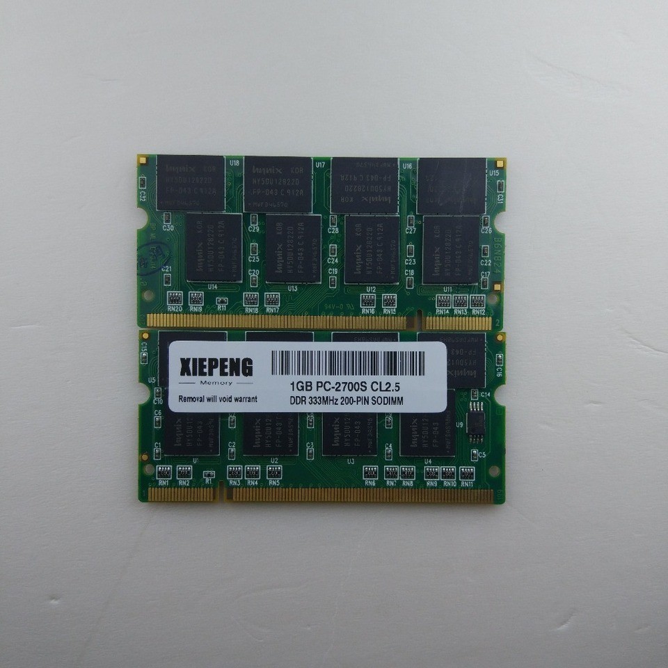 Notebook Memory 1GB DDR 333 PC2700S RAM 512MB DDR333MHz for DELL piron 600m 700m 710m 8600 9100 9200