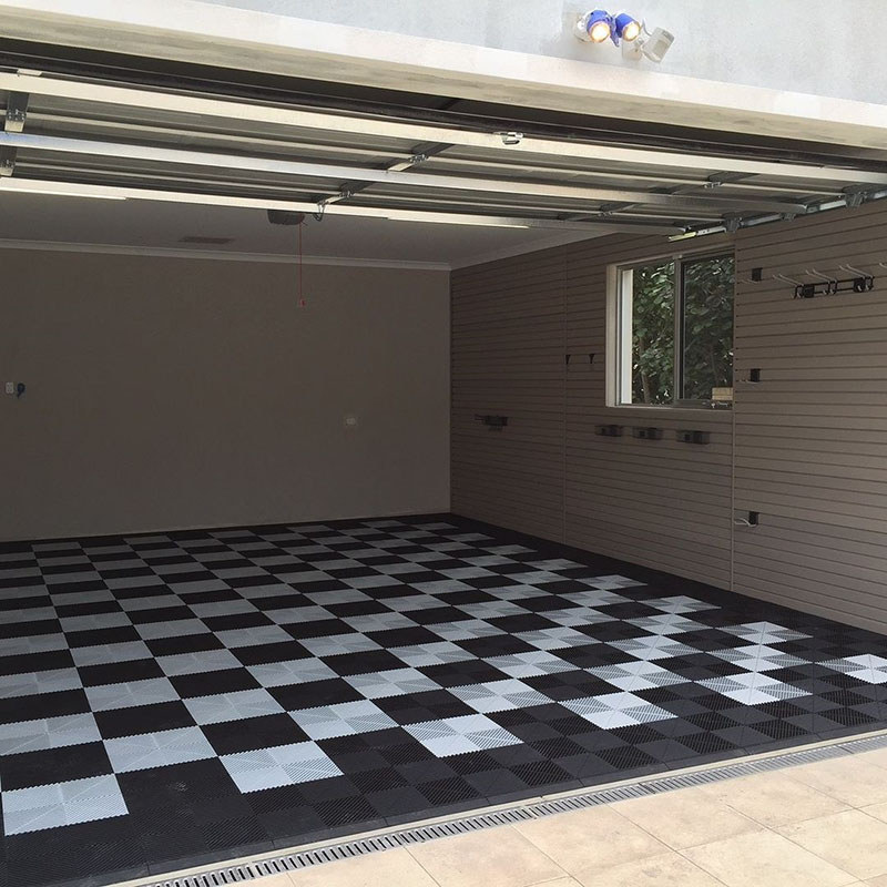 Factory Price Plastic Interlocking Garage Flooring Tiles Plastic Flooring for Villas Graphic Design 