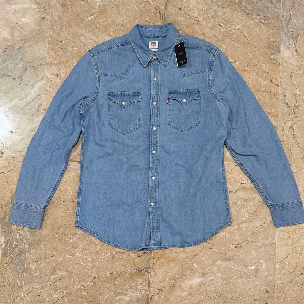 Levis Classic Western Original Kemeja Denim Pria Lengan Panjang 85745-0074 - Kemeja Branded