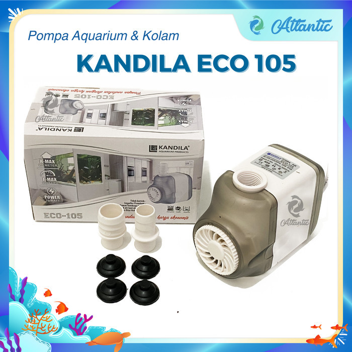 Kandila ECO 105 Pompa Air Aquarium Kolam Hidroponik Pompa Aquarium
