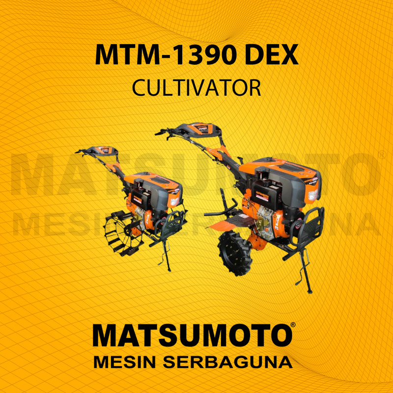 MATSUMOTO MESIN CULTIVATOR TRAKTOR MINI DENGAN KOPLING MTM-1390 DEX (GARANSI RESMI)