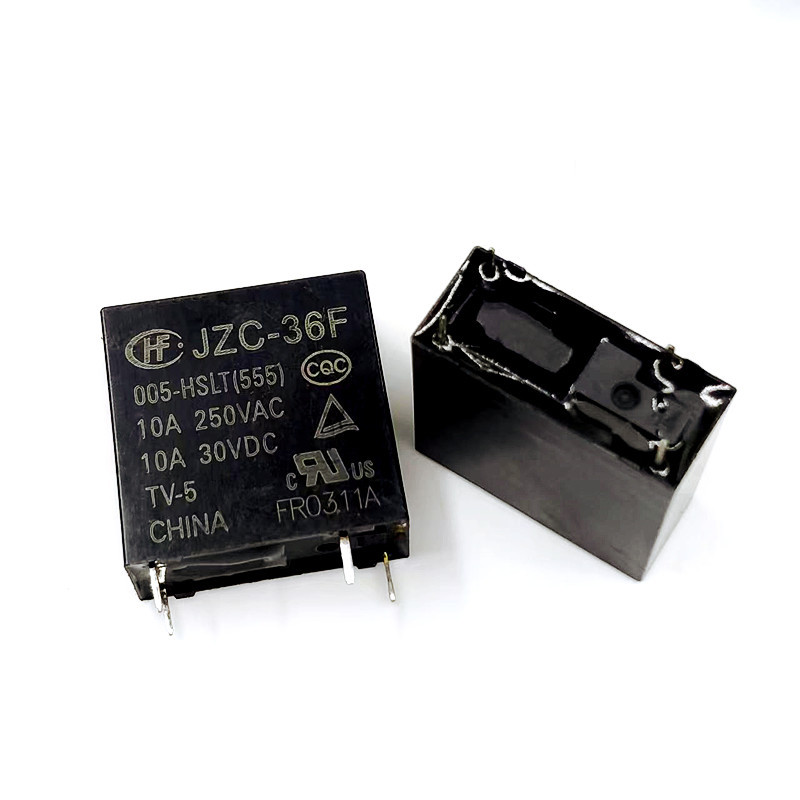 HOT NEW JZC36F005HSLT JZC36F005HSLT 5VDC DC5V 5V 10A relay 4PIN