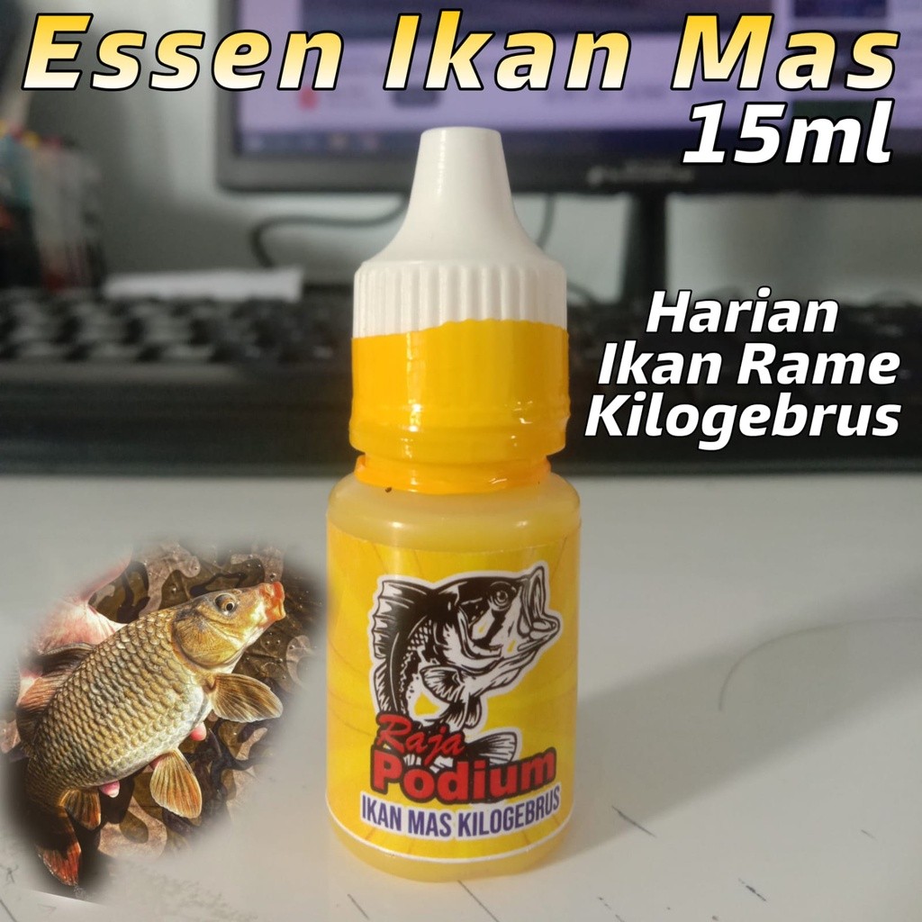 Essen Ikan Mas RAJA PODIUM Paling Ampuh Gacor, Essen Ikan Mas Rame, Esen Ikan Mas Oplosan, Essen Man