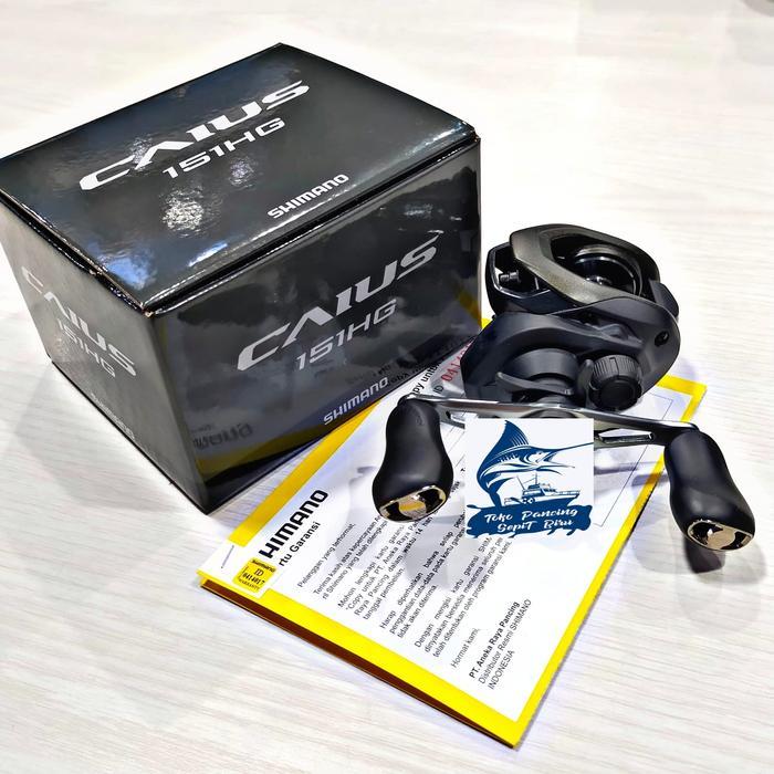 REEL BAIT CASTING SHIMANO CAIUS 151HG LEFT HANDLE NEW 2024 GARANSI RESMI | REEL BC | REEL CASTING | 