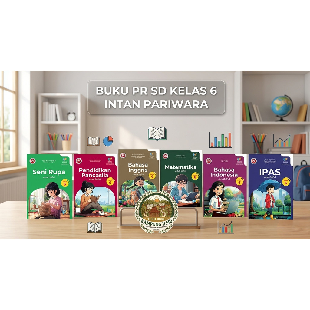 Buku Pr Lks Sd  Kelas 6 Semester 1&2  Intan pariwara Tahun 2026