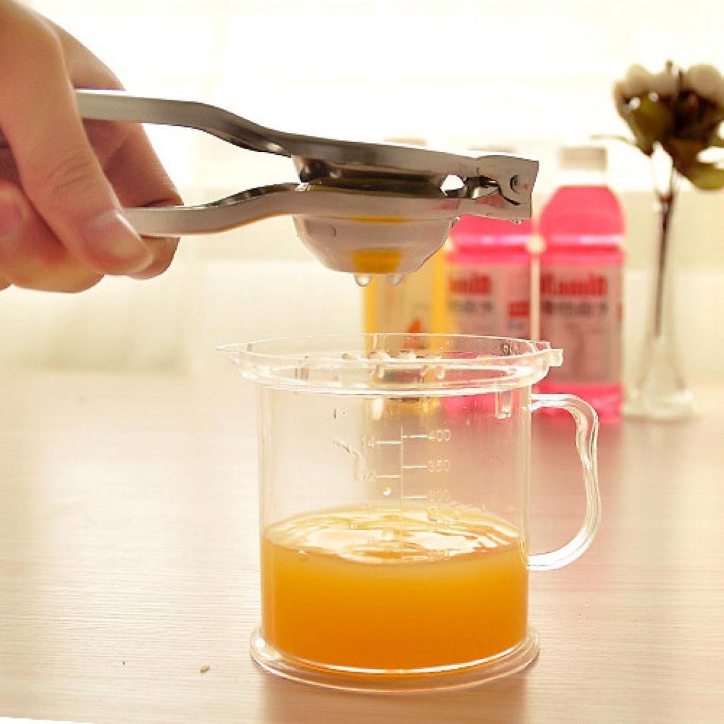 Alat Peras Jeruk Manual Stainless Steel Squeezer Alat Dapur Modern
