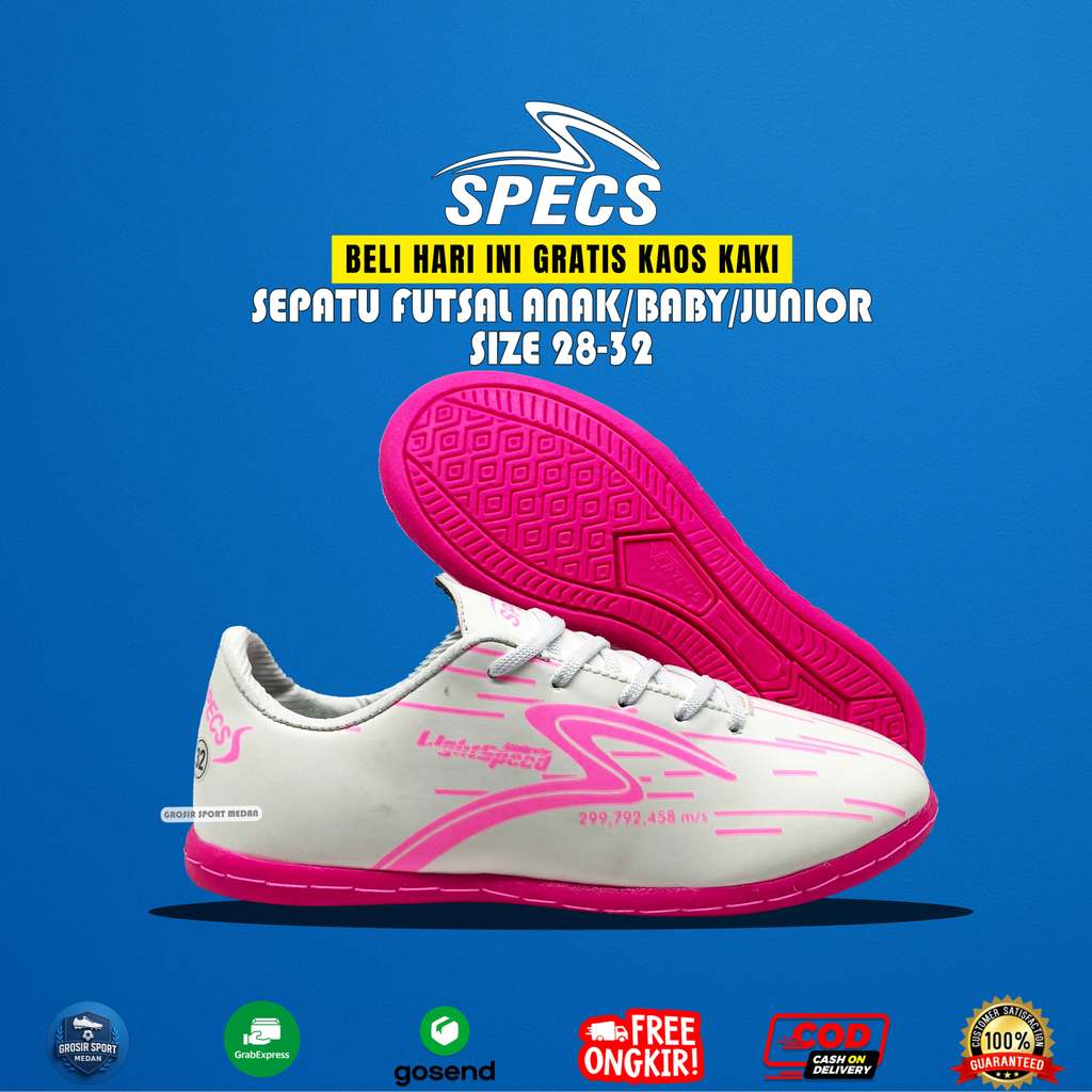 [SALE] Sepatu Sepatu Futsal Anak / Baby Kids size 28-32/ umur 4-10 Tahun PAUD TK SD Specs Grade Ori