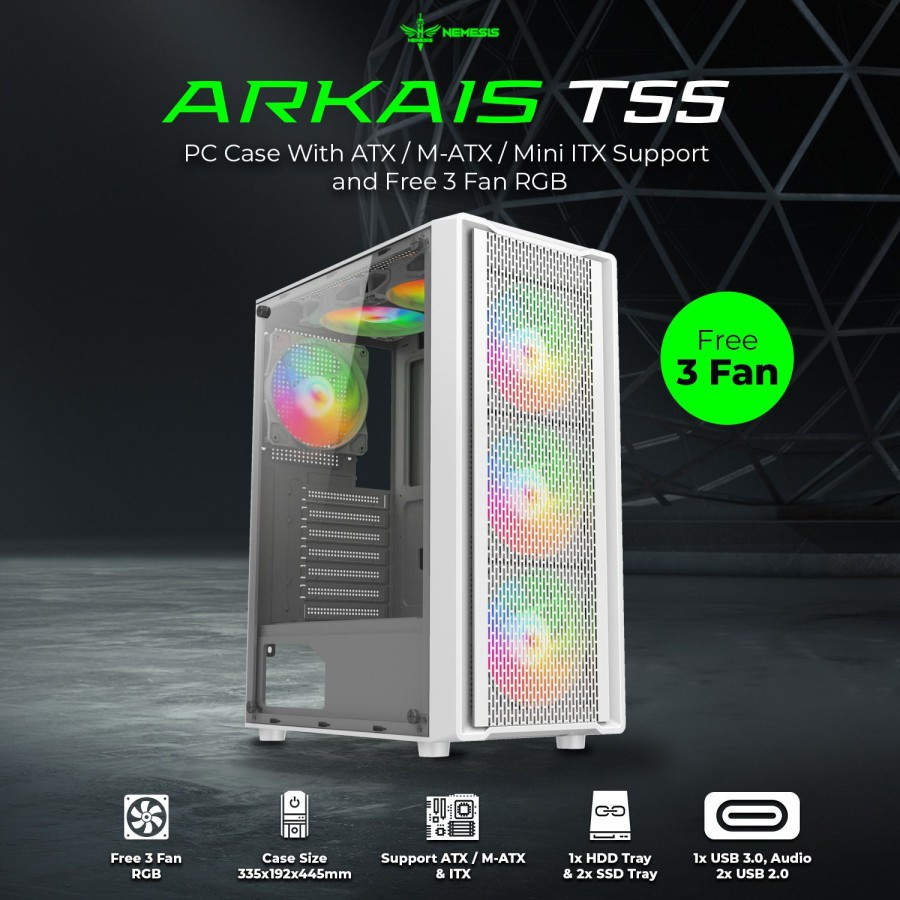 PC Case NYK Nemesis ARKAIS T55