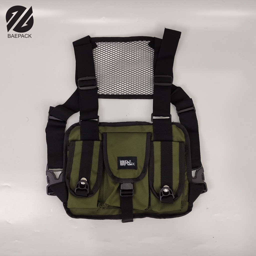 Tas Dada / Chest Bag Savero baepack / Tas dada Pria/ Chest bag cowok / Original / Hijau Army