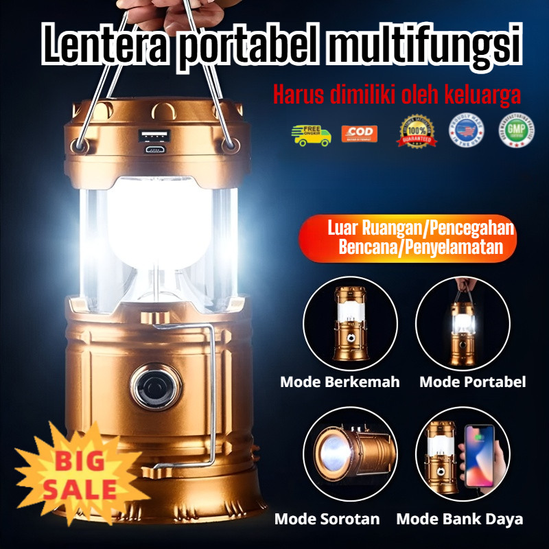 [ Raya Special Edition​ ] Lampu Solar Waterproof / Lampu Tenaga Surya Multifungsi / Lampu LED Outdoo
