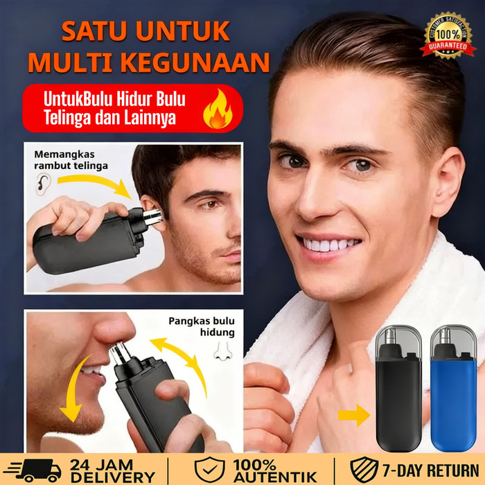 [COD+Gratis Ongkir]Alat Cukur Bulu Hidung Elektrik Isi Ulang Terbaru/ Alat Cukur/ Pencabut Bulu Hidu