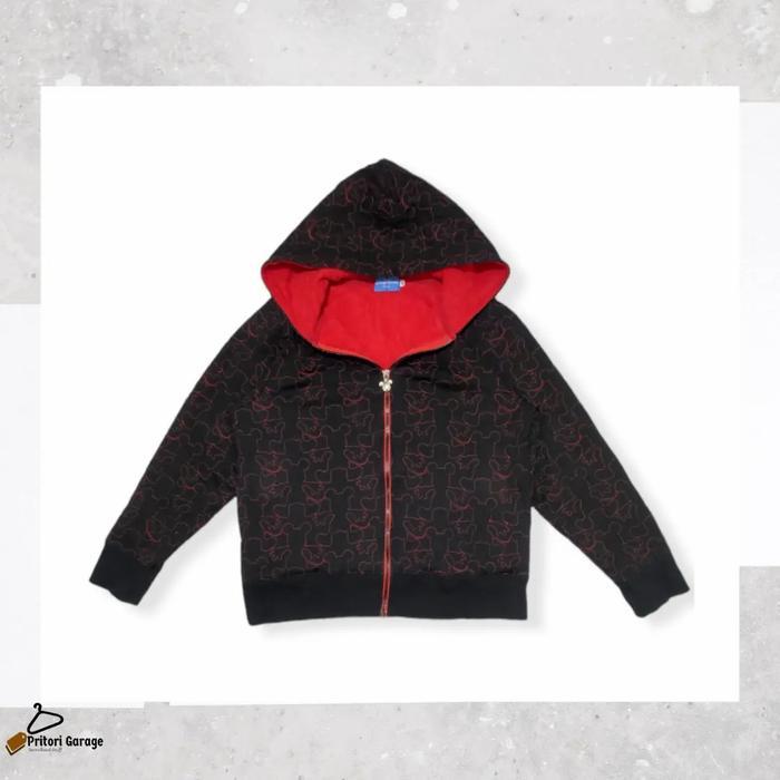 Zipper Hoodie Jacket Fleece Tokyo Disney Resort Mickey Full Bordir