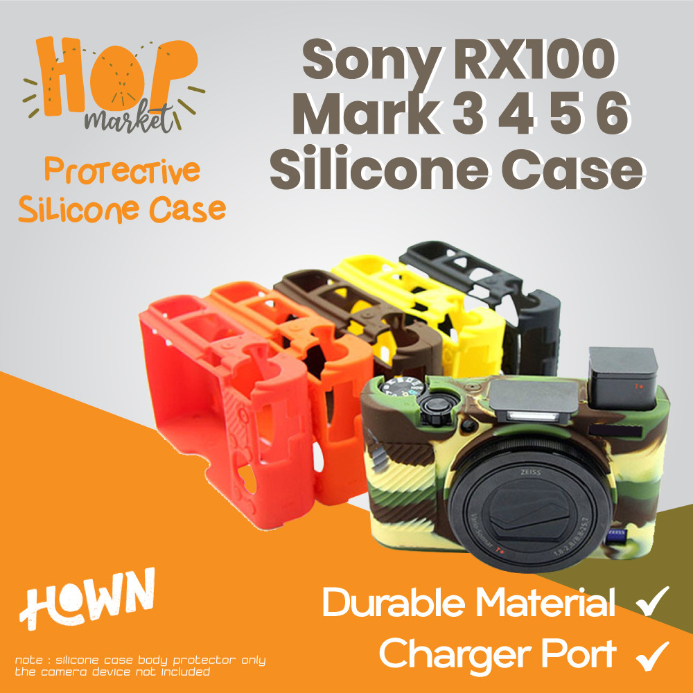 Silicone Case for Sony RX100 Mark 3 4 5 6 (RX100iii RX100iv RX100v RX100vi Sarung Rubber) Silikon Co