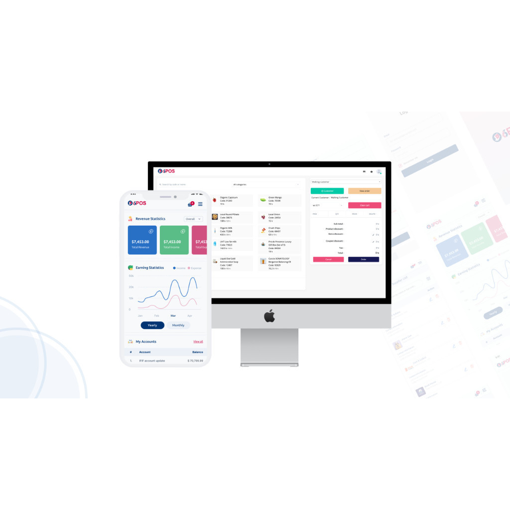 SOURCE CODE POINT OF SALES ANDROID WEB ADMIN ,  FLUTTER ORIGINAL LICENSE LIFETIME